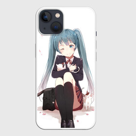 Чехол для iPhone 13 с принтом Vocaloid в Тюмени,  |  | hatsune miku | miku | vocaloid | аниме | вокалоиды | мику | хацуне мику