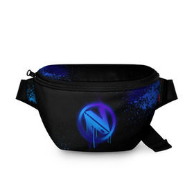 Поясная сумка 3D с принтом cs:go - EnVyUs (Black collection) в Тюмени, 100% полиэстер | плотная ткань, ремень с регулируемой длиной, внутри несколько карманов для мелочей, основное отделение и карман с обратной стороны сумки застегиваются на молнию | cs | csgo | envyus | го | кс