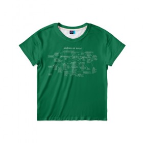 Детская футболка 3D с принтом History of Rock в Тюмени, 100% гипоаллергенный полиэфир | прямой крой, круглый вырез горловины, длина до линии бедер, чуть спущенное плечо, ткань немного тянется | 