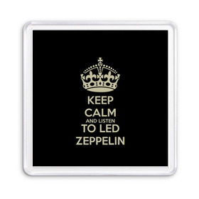 Магнит 55*55 с принтом Led Zeppelin в Тюмени, Пластик | Размер: 65*65 мм; Размер печати: 55*55 мм | Тематика изображения на принте: led zeppelin