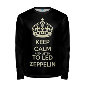 Мужской лонгслив 3D с принтом Led Zeppelin в Тюмени, 100% полиэстер | длинные рукава, круглый вырез горловины, полуприлегающий силуэт | led zeppelin