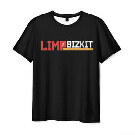 Мужская футболка 3D с принтом Limp Bizkit в Тюмени, 100% полиэфир | прямой крой, круглый вырез горловины, длина до линии бедер | fred durst | limp bizkit | лим бискит | фред дерст