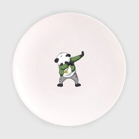 Тарелка с принтом Panda dab в Тюмени, фарфор | диаметр - 210 мм
диаметр для нанесения принта - 120 мм | dab | dab n dance | panda dab | панда