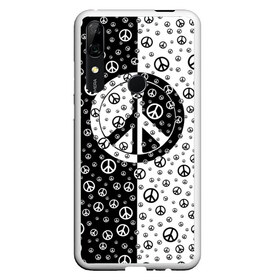 Чехол для Honor P Smart Z с принтом Peace Symbol в Тюмени, Силикон | Область печати: задняя сторона чехла, без боковых панелей | love | peace | symbol | знак | любовь | мир | пацифик | пацифика | сигнал | символ | хиппи