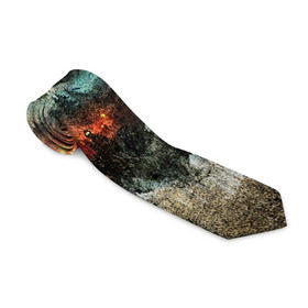 Галстук 3D с принтом Ведьмак Геральт в Тюмени, 100% полиэстер | Длина 148 см; Плотность 150-180 г/м2 | ведьмак