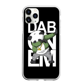Чехол для iPhone 11 Pro матовый с принтом Panda dab в Тюмени, Силикон |  | dab | dab n dance | dab on em | panda dab | дэб