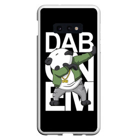 Чехол для Samsung S10E с принтом Panda dab в Тюмени, Силикон | Область печати: задняя сторона чехла, без боковых панелей | dab | dab n dance | dab on em | panda dab | дэб