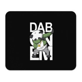 Коврик прямоугольный с принтом Panda dab в Тюмени, натуральный каучук | размер 230 х 185 мм; запечатка лицевой стороны | dab | dab n dance | dab on em | panda dab | дэб