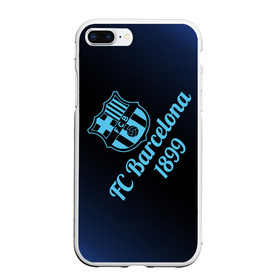 Чехол для iPhone 7Plus/8 Plus матовый с принтом FC Barcelonа в Тюмени, Силикон | Область печати: задняя сторона чехла, без боковых панелей | barcelona | barsa | барса | барселона | футбол