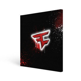 Холст квадратный с принтом cs:go - Faze clan (Black collection) в Тюмени, 100% ПВХ |  | Тематика изображения на принте: black | clan | csgo | faze | ксго | фейз