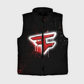 Женский жилет утепленный 3D с принтом cs:go  Faze clan (Black collection) в Тюмени,  |  | black | clan | csgo | faze | ксго | фейз