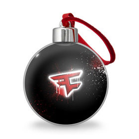 Ёлочный шар с принтом cs:go - Faze clan (Black collection) в Тюмени, Пластик | Диаметр: 77 мм | black | clan | csgo | faze | ксго | фейз