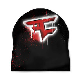 Шапка 3D с принтом cs:go - Faze clan (Black collection) в Тюмени, 100% полиэстер | универсальный размер, печать по всей поверхности изделия | black | clan | csgo | faze | ксго | фейз