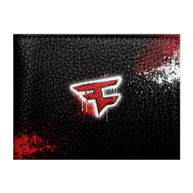 Обложка для студенческого билета с принтом cs:go - Faze clan (Black collection) в Тюмени, натуральная кожа | Размер: 11*8 см; Печать на всей внешней стороне | black | clan | csgo | faze | ксго | фейз