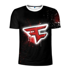 Мужская футболка 3D спортивная с принтом cs:go - Faze clan (Black collection) в Тюмени, 100% полиэстер с улучшенными характеристиками | приталенный силуэт, круглая горловина, широкие плечи, сужается к линии бедра | black | clan | csgo | faze | ксго | фейз