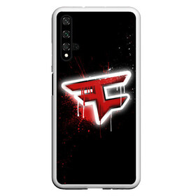 Чехол для Honor 20 с принтом csgo - Faze clan (Black collection) в Тюмени, Силикон | Область печати: задняя сторона чехла, без боковых панелей | Тематика изображения на принте: black | clan | csgo | faze | ксго | фейз