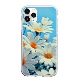 Чехол для iPhone 11 Pro матовый с принтом Ромашки в Тюмени, Силикон |  | flower | цветы