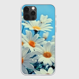 Чехол для iPhone 12 Pro Max с принтом Ромашки в Тюмени, Силикон |  | Тематика изображения на принте: flower | цветы