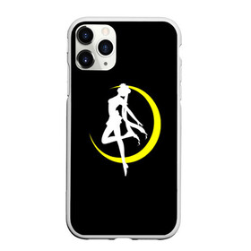 Чехол для iPhone 11 Pro Max матовый с принтом Сейлор Мун в Тюмени, Силикон |  | logo | moon | девушка | детство | желтый | луна | мультик | мультики | черный