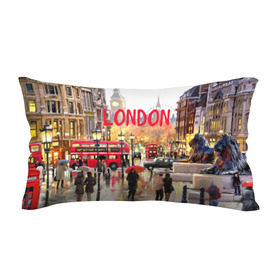 Подушка 3D антистресс с принтом Улицы Лондона в Тюмени, наволочка — 100% полиэстер, наполнитель — вспененный полистирол | состоит из подушки и наволочки на молнии | england | london | united kingdom | англия | великобритания | город | лондон