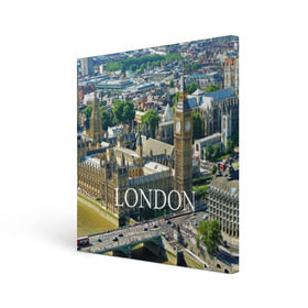 Холст квадратный с принтом Улицы Лондона в Тюмени, 100% ПВХ |  | Тематика изображения на принте: city | england | london | united kingdom | англия | великобритания | город | лондон