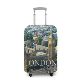 Чехол для чемодана 3D с принтом Улицы Лондона в Тюмени, 86% полиэфир, 14% спандекс | двустороннее нанесение принта, прорези для ручек и колес | city | england | london | united kingdom | англия | великобритания | город | лондон