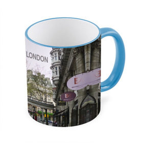 Кружка 3D с принтом Улицы Лондона в Тюмени, керамика | ёмкость 330 мл | boulevard | city | england | london | street | united kingdom | англия | бульвар | великобритания | город | лондон | улица