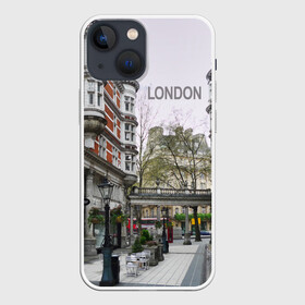 Чехол для iPhone 13 mini с принтом Улицы Лондона в Тюмени,  |  | boulevard | city | england | london | street | united kingdom | англия | бульвар | великобритания | город | лондон | улица