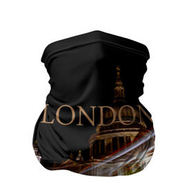 Бандана-труба 3D с принтом Улицы Лондона в Тюмени, 100% полиэстер, ткань с особыми свойствами — Activecool | плотность 150‒180 г/м2; хорошо тянется, но сохраняет форму | city | england | lights | london | night | street | united kingdom | англия | великобритания | город | лондон | ночь | огни | улица