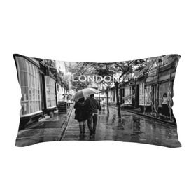 Подушка 3D антистресс с принтом Улицы Лондона в Тюмени, наволочка — 100% полиэстер, наполнитель — вспененный полистирол | состоит из подушки и наволочки на молнии | англия | бульвар | великобритания | влюбленные | дождь | зонтик | лондон | улица
