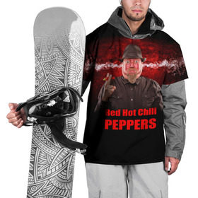Накидка на куртку 3D с принтом Red Hot Chili Peppers в Тюмени, 100% полиэстер |  | Тематика изображения на принте: звезда | красный | кумир | музыка | перец | рок | рок группа | хит