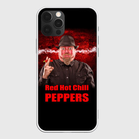 Чехол для iPhone 12 Pro с принтом Red Hot Chili Peppers в Тюмени, силикон | область печати: задняя сторона чехла, без боковых панелей | звезда | красный | кумир | музыка | перец | рок | рок группа | хит