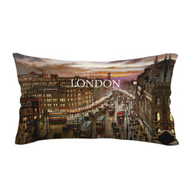 Подушка 3D антистресс с принтом Улицы Лондона в Тюмени, наволочка — 100% полиэстер, наполнитель — вспененный полистирол | состоит из подушки и наволочки на молнии | city | england | london | united kingdom | англия | великобритания | город | лондон | ночь | огни | улица