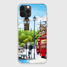 Чехол для iPhone 12 Pro Max с принтом Улицы Лондона в Тюмени, Силикон |  | city | england | london | united kingdom | англия | великобритания | город | лондон
