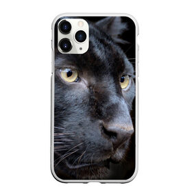 Чехол для iPhone 11 Pro матовый с принтом Черная пантера в Тюмени, Силикон |  | животные | кис | киска | кот | котенок | котик | кошечка | кошка | пантера | рысь | тигр | хищник