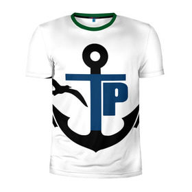 Мужская футболка 3D спортивная с принтом Типичный речник в Тюмени, 100% полиэстер с улучшенными характеристиками | приталенный силуэт, круглая горловина, широкие плечи, сужается к линии бедра | вмф | морской флот | речник | речной флот
