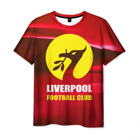 Мужская футболка 3D с принтом Liverpool в Тюмени, 100% полиэфир | прямой крой, круглый вырез горловины, длина до линии бедер | football | англия | ливерпуль | премьер лига | фанат | футбол | футболист