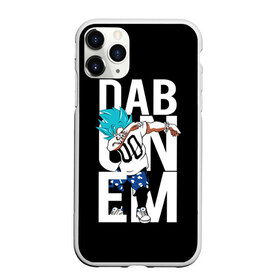 Чехол для iPhone 11 Pro матовый с принтом Super God Dab в Тюмени, Силикон |  | anime | dragon ball | god | saiyan | драгонболл | дракон | жемчуг