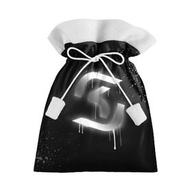 Подарочный 3D мешок с принтом cs:go - SK Gaming (Black collection) в Тюмени, 100% полиэстер | Размер: 29*39 см | cs | csgo | sk | го | кс | ск