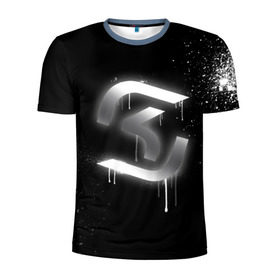 Мужская футболка 3D спортивная с принтом cs:go - SK Gaming (Black collection) в Тюмени, 100% полиэстер с улучшенными характеристиками | приталенный силуэт, круглая горловина, широкие плечи, сужается к линии бедра | Тематика изображения на принте: cs | csgo | sk | го | кс | ск