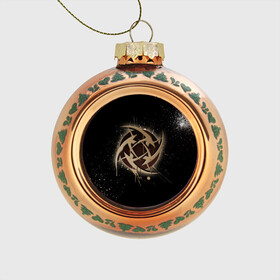 Стеклянный ёлочный шар с принтом cs:go - NiP (Black collection) в Тюмени, Стекло | Диаметр: 80 мм | cs | csgo | nip | го | кс | нип