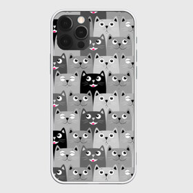 Чехол для iPhone 12 Pro Max с принтом Котейки в Тюмени, Силикон |  | котейки | коты | кошки