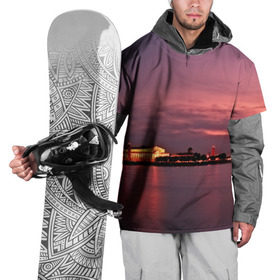 Накидка на куртку 3D с принтом Санкт-Петербург в Тюмени, 100% полиэстер |  | Тематика изображения на принте: город | пейзаж