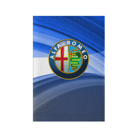 Обложка для паспорта матовая кожа с принтом Alfa Romeo в Тюмени, натуральная матовая кожа | размер 19,3 х 13,7 см; прозрачные пластиковые крепления | авто | автомобиль | альфа ромео | италия | машина | спорткар | тачка