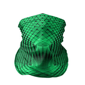 Бандана-труба 3D с принтом Абстракция зеленая в Тюмени, 100% полиэстер, ткань с особыми свойствами — Activecool | плотность 150‒180 г/м2; хорошо тянется, но сохраняет форму | абстракция | белый | зеленый | изгиб | красивый | необычный | новый | плавный | рисунок | стиль | цвет | четкий