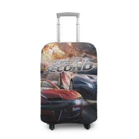 Чехол для чемодана 3D с принтом Split Second в Тюмени, 86% полиэфир, 14% спандекс | двустороннее нанесение принта, прорези для ручек и колес | crew | dirt | driver | grid | nfs | race | гонки