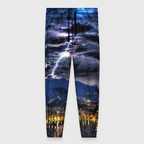 Женские брюки 3D с принтом Рио-де-Жанейро в Тюмени, полиэстер 100% | прямой крой, два кармана без застежек по бокам, с мягкой трикотажной резинкой на поясе и по низу штанин. В поясе для дополнительного комфорта — широкие завязки | город | пейзаж