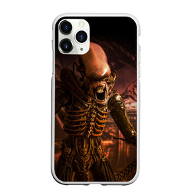 Чехол для iPhone 11 Pro матовый с принтом Alien в Тюмени, Силикон |  | alien | блокбастер. монстр | боевик | кино | кинофильм | скелет | чужой