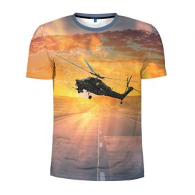 Мужская футболка 3D спортивная с принтом Космические войска 11 в Тюмени, 100% полиэстер с улучшенными характеристиками | приталенный силуэт, круглая горловина, широкие плечи, сужается к линии бедра | Тематика изображения на принте: 