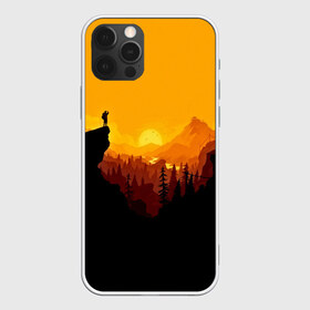 Чехол для iPhone 12 Pro Max с принтом FIREWATCH в Тюмени, Силикон |  | Тематика изображения на принте: закат | файрвотч